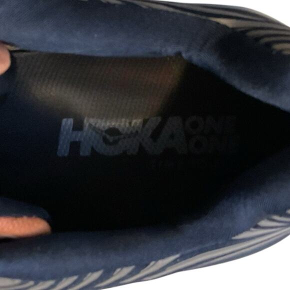 Hoka One One Bondi 6 Max Women's Size 12 Blue Pink Cushioned Running Sneakers - Picture 12 of 16